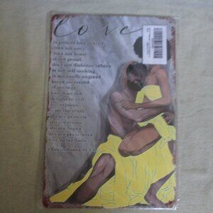 8"x12" Metal Poster AFRICAN AMERICAN Love Poster New Sealed Great Gift